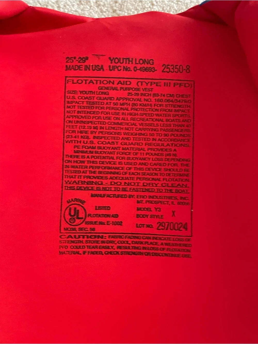 101 Dalmatians Kids Lifeguard Swim Vest - Youth Long